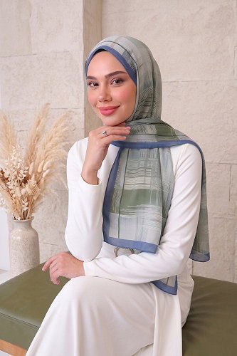 moda selvim Scarf 137ARTK1207 Indigo - Thumbnail