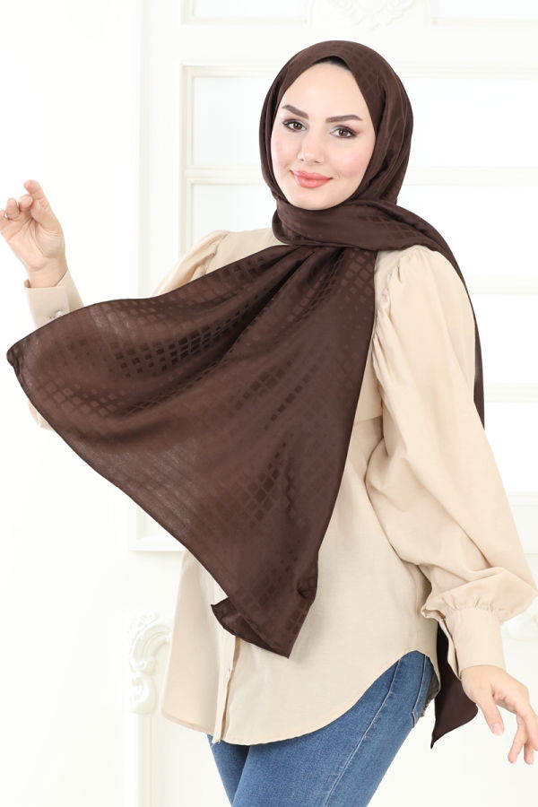 Modaselvim Shawls Scarf 137IPK758 Brown