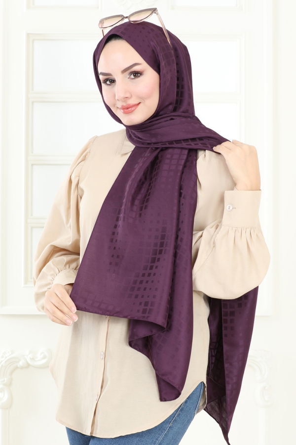 Modaselvim Shawls Scarf 137IPK758 Purple