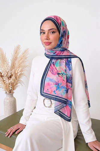 moda selvim شال كحلي 139ARTK1207 - Thumbnail
