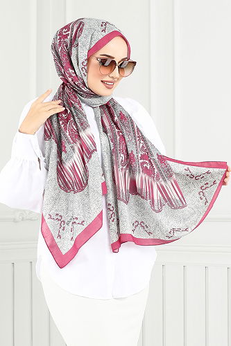 moda selvim شال فوشي 139IPK1145-M - Thumbnail