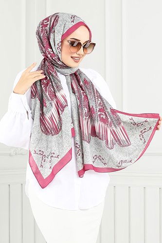 moda selvim شال فوشي 139IPK758 - Thumbnail