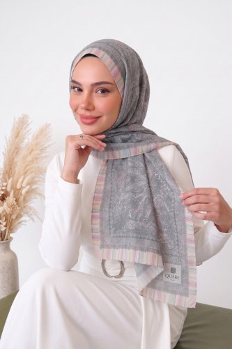 A.R.T.K. - Scarf 140ARTK1207 Pink & Gray