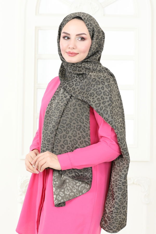 Scarf 140IPK758 Khaki - 2