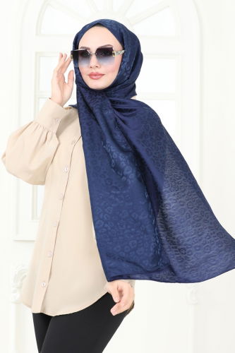 I.P.K. - Scarf 140IPK758 Navy Blue