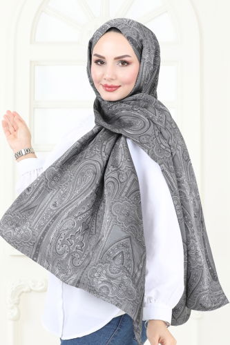 I.P.K. - Scarf 141IPK758 Anthracite