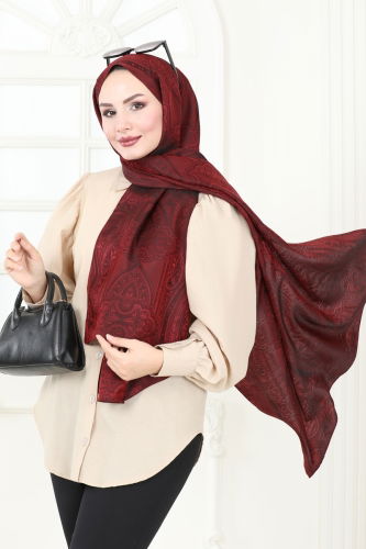 I.P.K. - Scarf 141IPK758 Burgundy