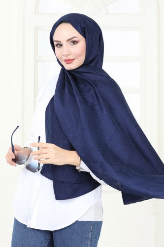 I.P.K. - Scarf 141IPK758 Navy Blue