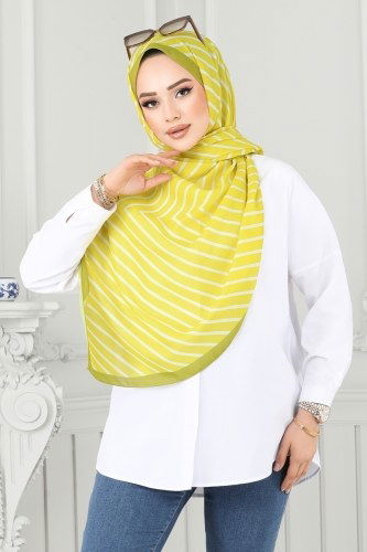 Scarf 143IPK758 Yellow - 2