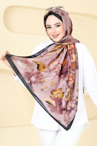 moda selvim Scarf 145IPK758 Dark Vision - Thumbnail