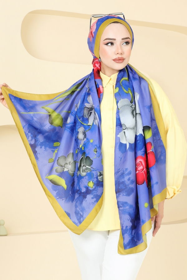 Modaselvim NET 20%+20% DISCOUNT IN THE CARD Scarf 145IPK758 Oil Green