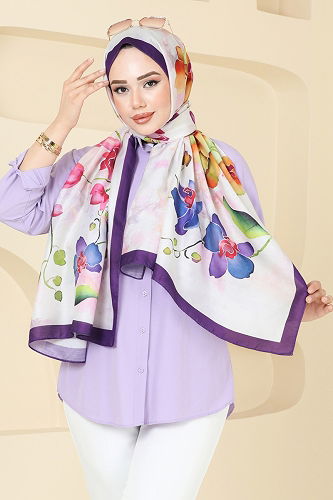 moda selvim شال بيج 145IPK758 - Thumbnail