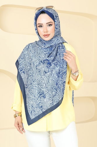 I.P.K. - Scarf 146IPK758 Navy Blue