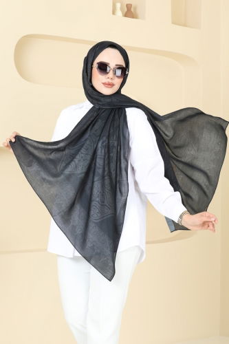 I.P.K. - Scarf 148IPK758 Black & Anthracite