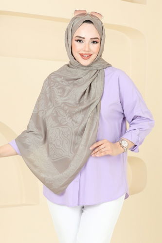 moda selvim شال بيج 148IPK758 - Thumbnail
