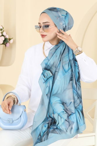 I.P.K. - Scarf 149IPK758 Light Blue