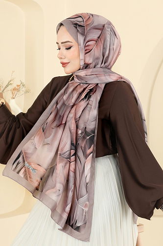 moda selvim شال بيج 149IPK758 - Thumbnail