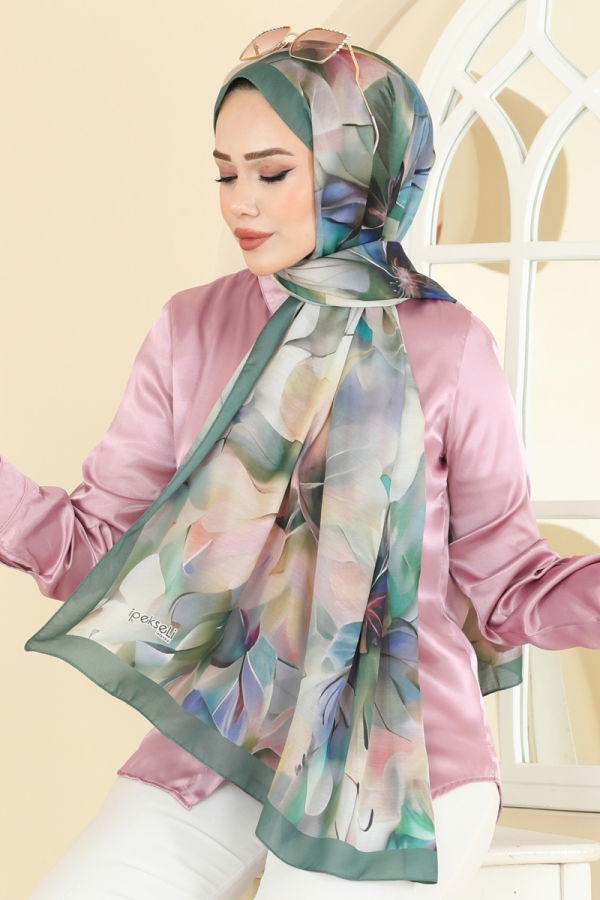 Modaselvim Shawls Scarf 150IPK758 Almond Green