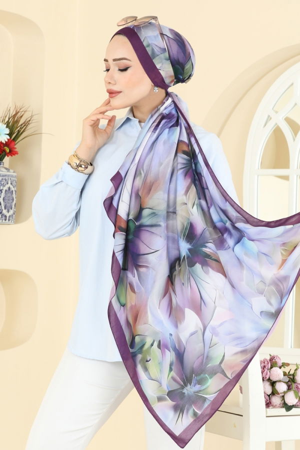 Modaselvim Shawls Scarf 150IPK758 Damson