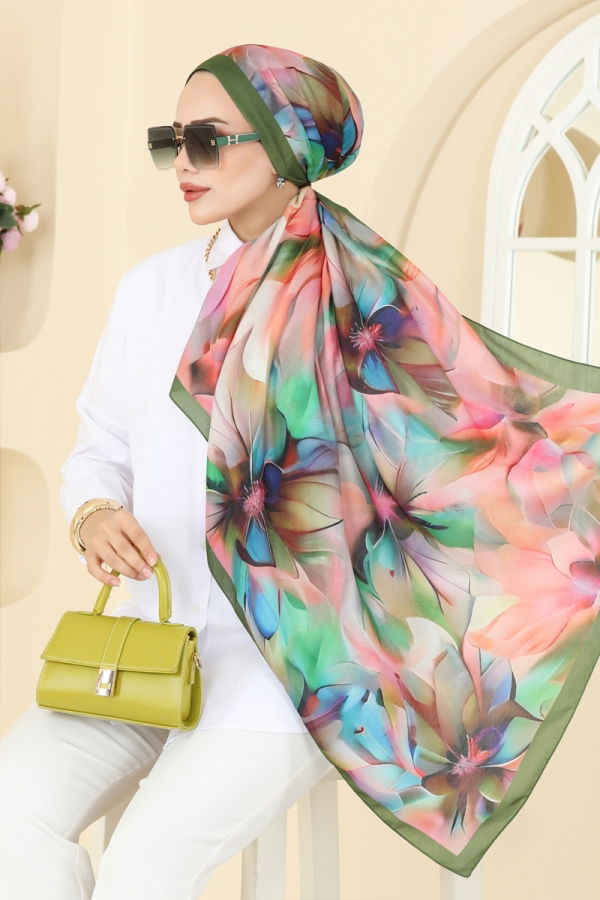 Modaselvim Shawls Scarf 150IPK758 Mold Green