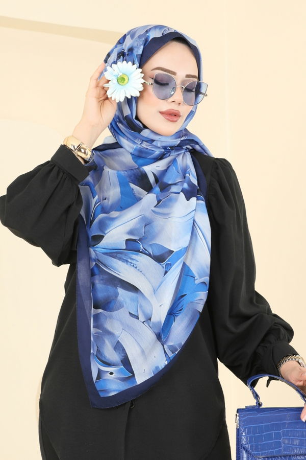 Modaselvim Shawls Scarf 151IPK758 Navy Blue