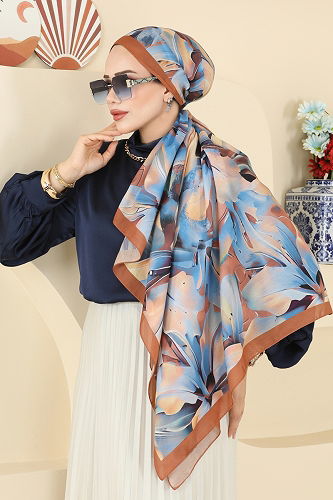 moda selvim شال قرميدي 151IPK758 - Thumbnail