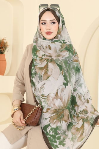 I.P.K. - Scarf 152IPK758 Dark Khaki