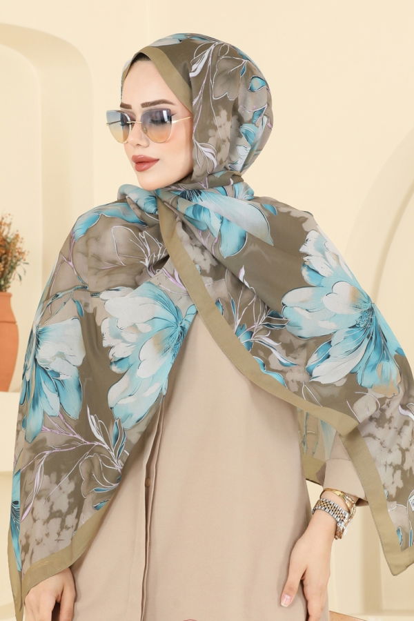 Modaselvim Shawls Scarf 152IPK758 Light Khaki