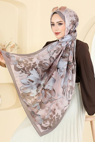 moda selvim شال بيج 152IPK758 - Thumbnail