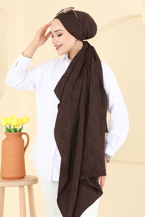 Modaselvim Shawls Scarf 153IPK758 Bitter Brown
