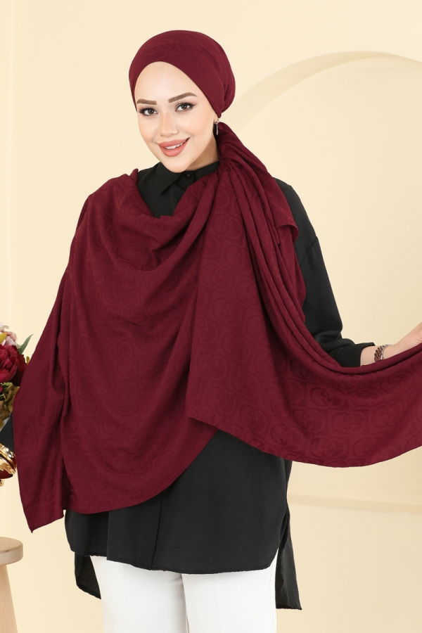 Modaselvim شالات شال خمري 153IPK758