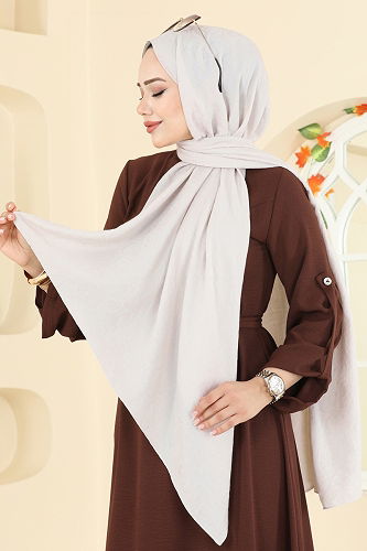 moda selvim شال سكري 153IPK758 - Thumbnail