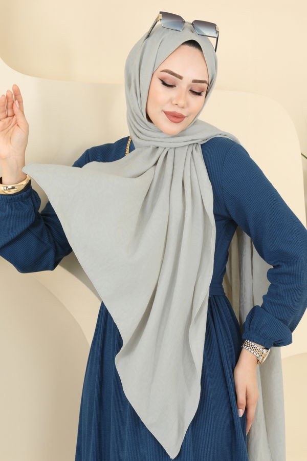 Modaselvim Shawls Scarf 153IPK758 Light Gray