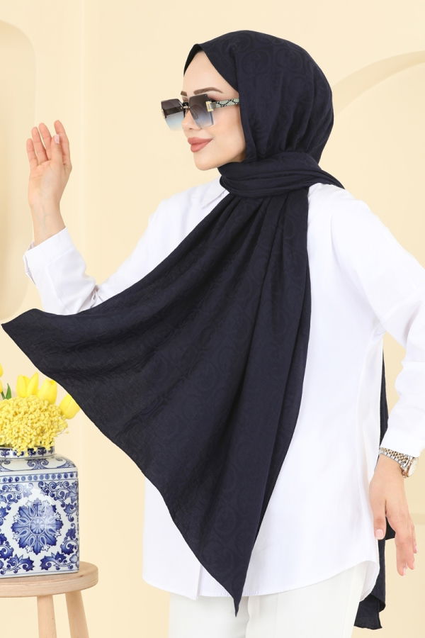 Modaselvim Shawls Scarf 153IPK758 Navy Blue