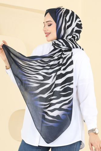 I.P.K. - Scarf 155IPK758 Navy Blue