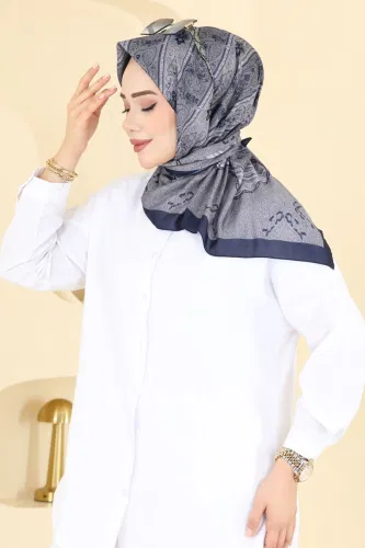 I.P.K. - Scarf 156IPK758 Navy Blue