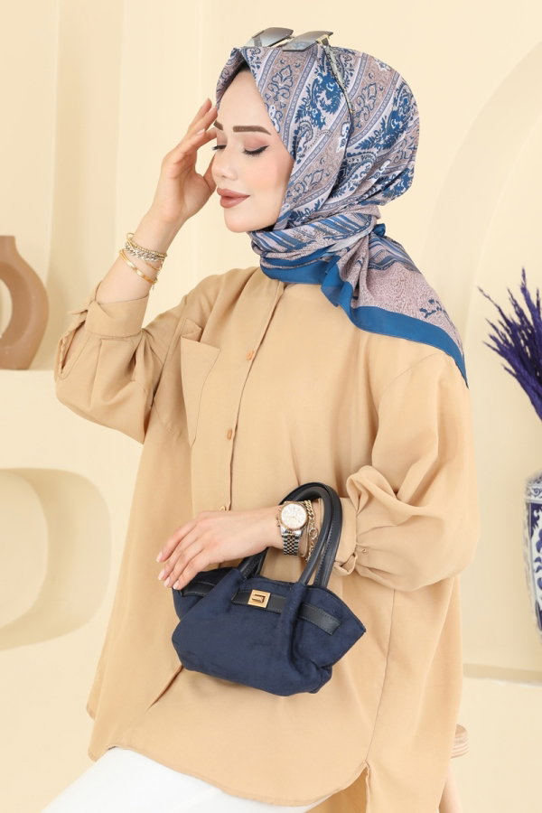 Modaselvim Scarves Scarf 156IPK758 Petroleum