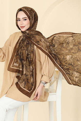 moda selvim شال عسلي 157IPK758 - Thumbnail