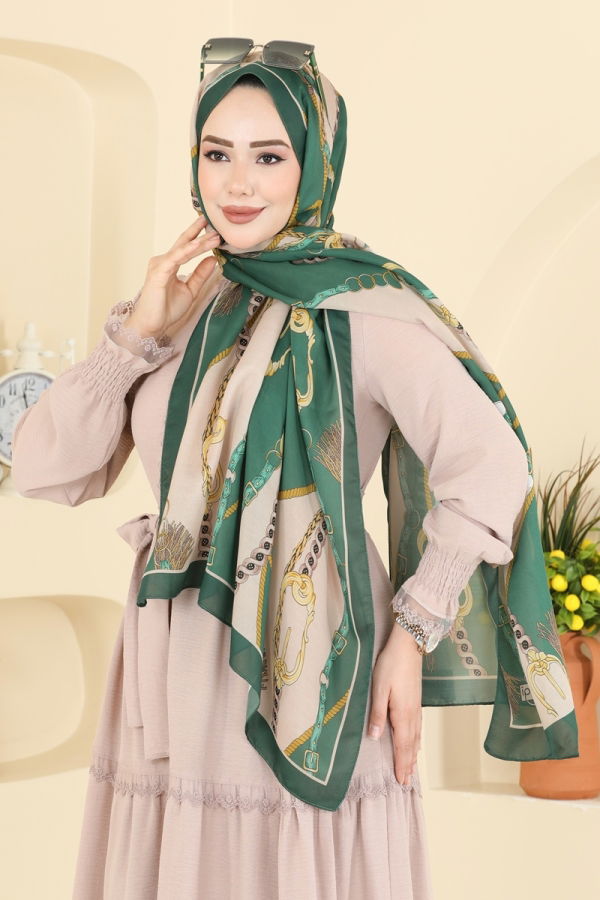 Modaselvim Shawls Scarf 158IPK758 Emerald