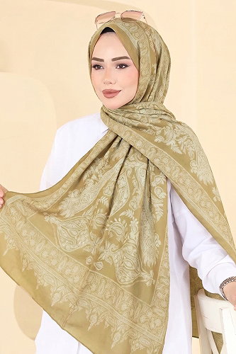 moda selvim شال فسفوري 159IPK758 - Thumbnail