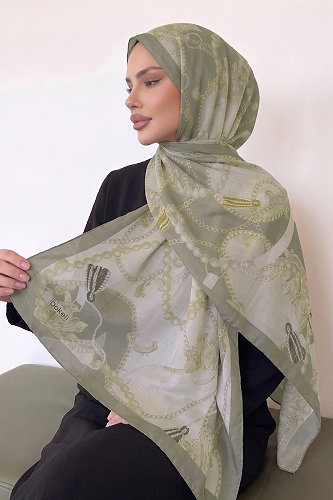 moda selvim Scarf 160IPK758 Mint - Thumbnail