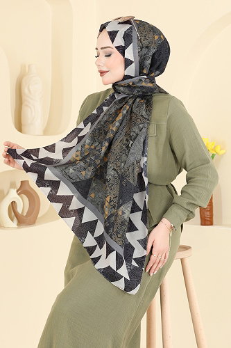 moda selvim شال بيج 165AFV475 - Thumbnail