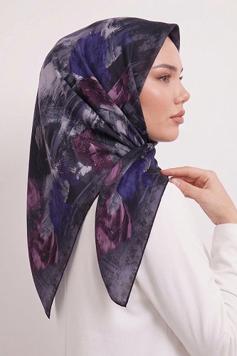 moda selvim Scarf 179AFV475 Damson - Thumbnail