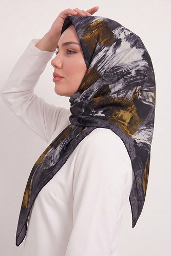 moda selvim Scarf 179AFV475 Mustard - Thumbnail