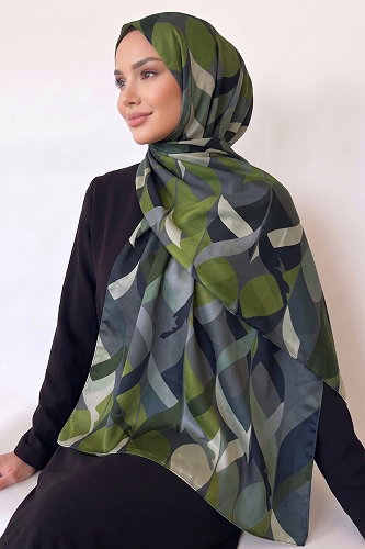 moda selvim Scarf 17AFV475 Dark Gray - Thumbnail