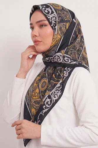 moda selvim Scarf 188AFV475 Anthracite - Thumbnail