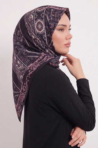 moda selvim Scarf 188AFV475 Bitter Brown - Thumbnail