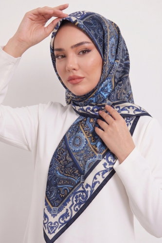 A.F.V. - Scarf 188AFV475 Dark Navy Blue