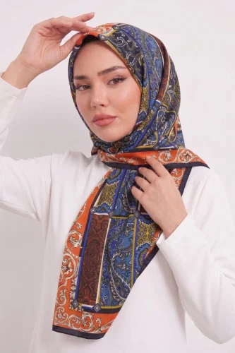 A.F.V. - Scarf 188AFV475 Orange & Black