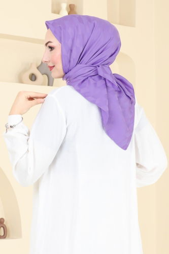 moda selvim Scarf 200MDI1081 Lilac - Thumbnail